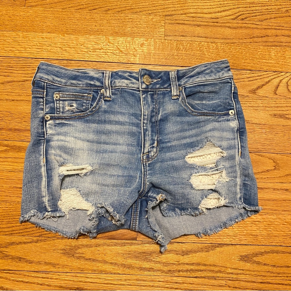 American Eagle Next Level Stretch High Wasted Shorts